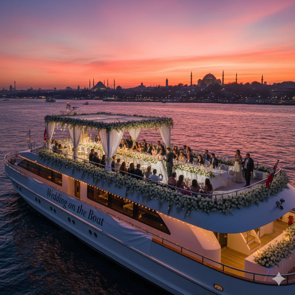 Wedding on the Boat