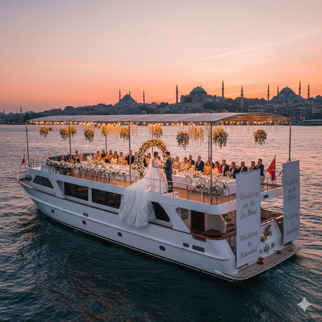 Wedding in Istanbul 2026 | Destination Boat & Yacht Wedding
